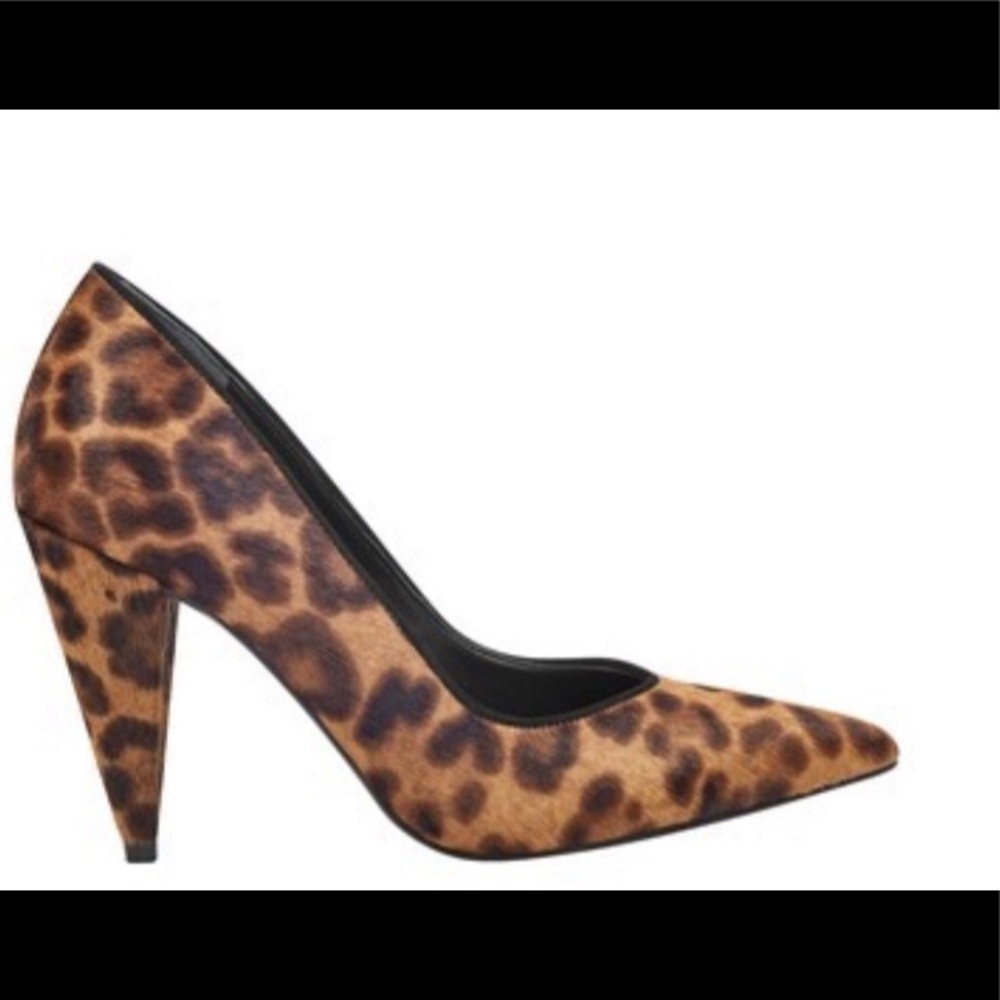 Marc Fisher Calf Hair Pointed Toe Pumps